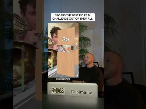 He Had The Best Do Re Mi Challenge Out Of Everyone #shorts