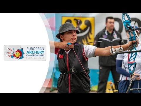 Melanie Gaubil v Gulnaz Coskun – recurve women's bronze final | Legnica 2018 European Championships