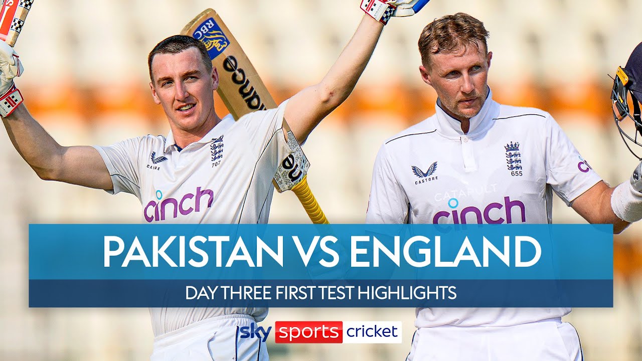 Record-breaker Root and Brook hit BIG tons 🤩 | Pakistan vs England | Day Three First Test Highlights