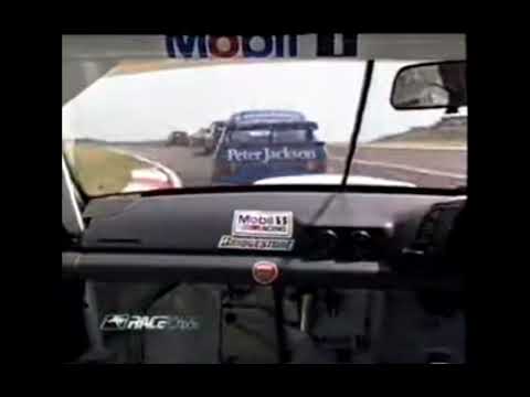 Brock's VN getting embarrassed by Seton's Turbo 4cyl Sierra at Bathurst 91'