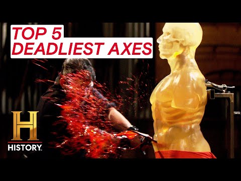 Forged in Fire: Top 5 Deadly Axes (These Kill Tests Were AXE-ing For It!)