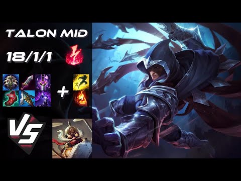 MID Talon vs Corki - EU Grandmaster Patch 14.13