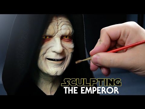 Emperor Palpatine Sculpture TimeLapse - Star Wars