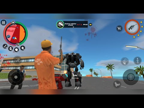 Vegas Crime Simulator 2 | I DEFEATED THE ROBOT | NEW OUTFIT  | Android GamePlay Simulator