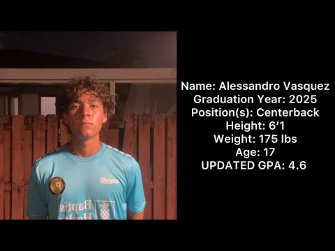 State Cup Highlights | 2025 CB | 4.6 GPA | Alessandro Vasquez