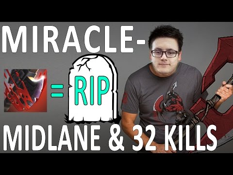 Miracle Axe Midlane - 1Hit = 1Kill