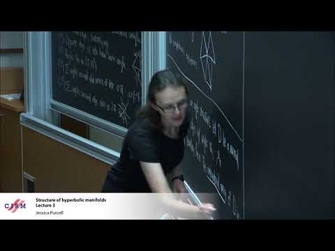 Jessica Purcell: Structure of hyperbolic manifolds - Lecture 3