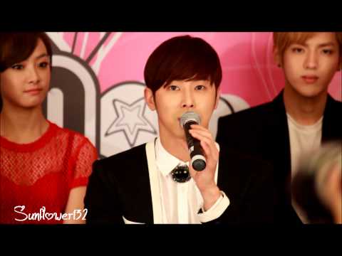 121123 YUNHO at Press conference SMTOWN Singapore.