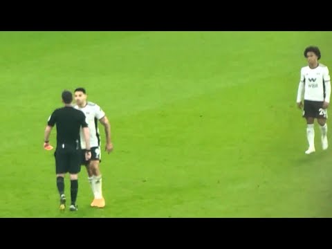 Fulham triple red card! 🟥 | Marco Silva, Mitrovic & Willian sent off vs. Manchester United 