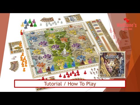 Council of 4 [Board Game] - Tutorial / How To Play with Examples