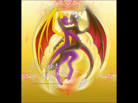 spyro cynder Fly on the wings of love Angel of darkness