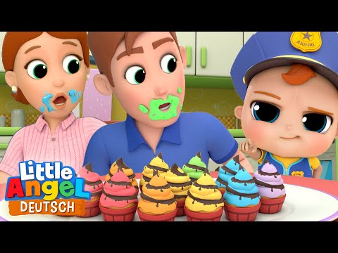 Die Muffin-Polizei | Johny johny yes papa | Little Angel Deutsch - Kinderlieder