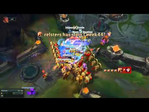 How Azir ultimate combo (One for all mode)