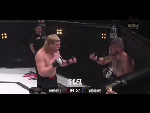THE MMA DEBUT! Frederic Vosgröne vs Erhan Okuroglu -  der Neandertaler mma