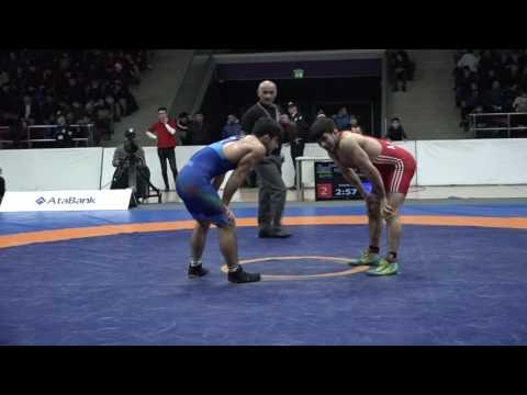 AzÇ-2017: Qalib Əliyev - Cahid Həsənzadə / 61 kq, bürünc medal görüşü