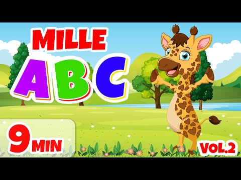 Mille ABC Vol.2 - Giramille 9 min | Desenho Animado Musical