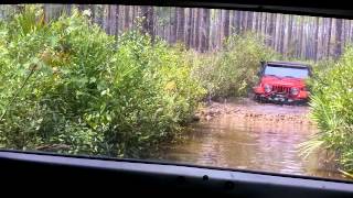 Jeep TJ in the mud