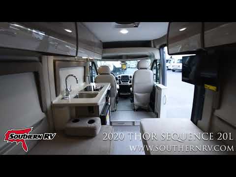 Brand New 2020 Thor Sequence 20L Class B Camper Van Southern RV in McDonough, GA