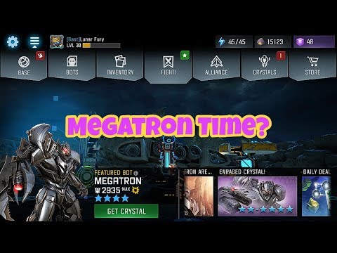 Transformers F2F: Megatron crystals