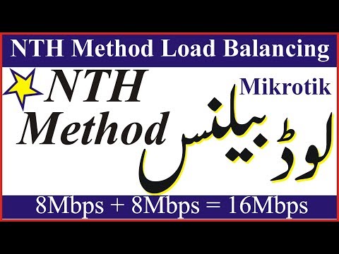 Mikrotik Tutorial 36- NTH Method Load Balancing in Hindi & Urdu