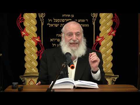 Ta'amei HaMitzvos | Weekly Shiur by Rav Asher Weiss Shlit"a (5785)