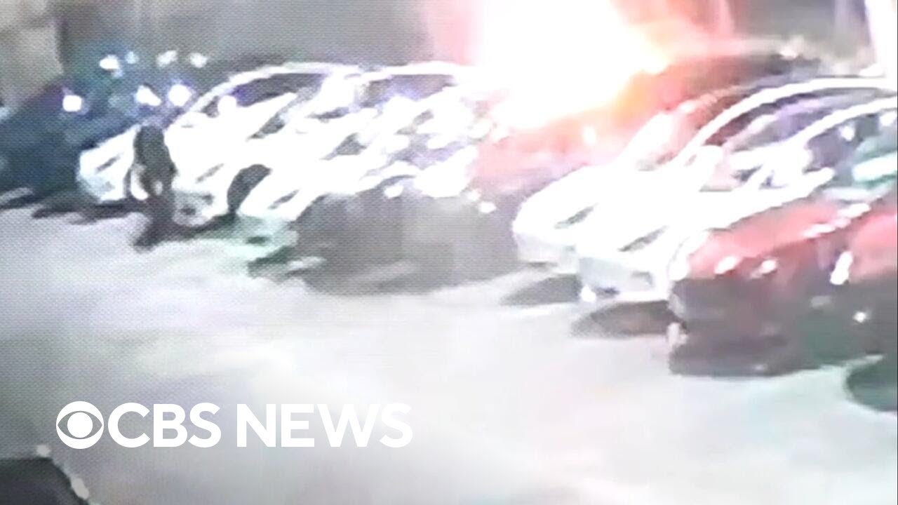 Las Vegas police arrest man in connection with Tesla arson attack