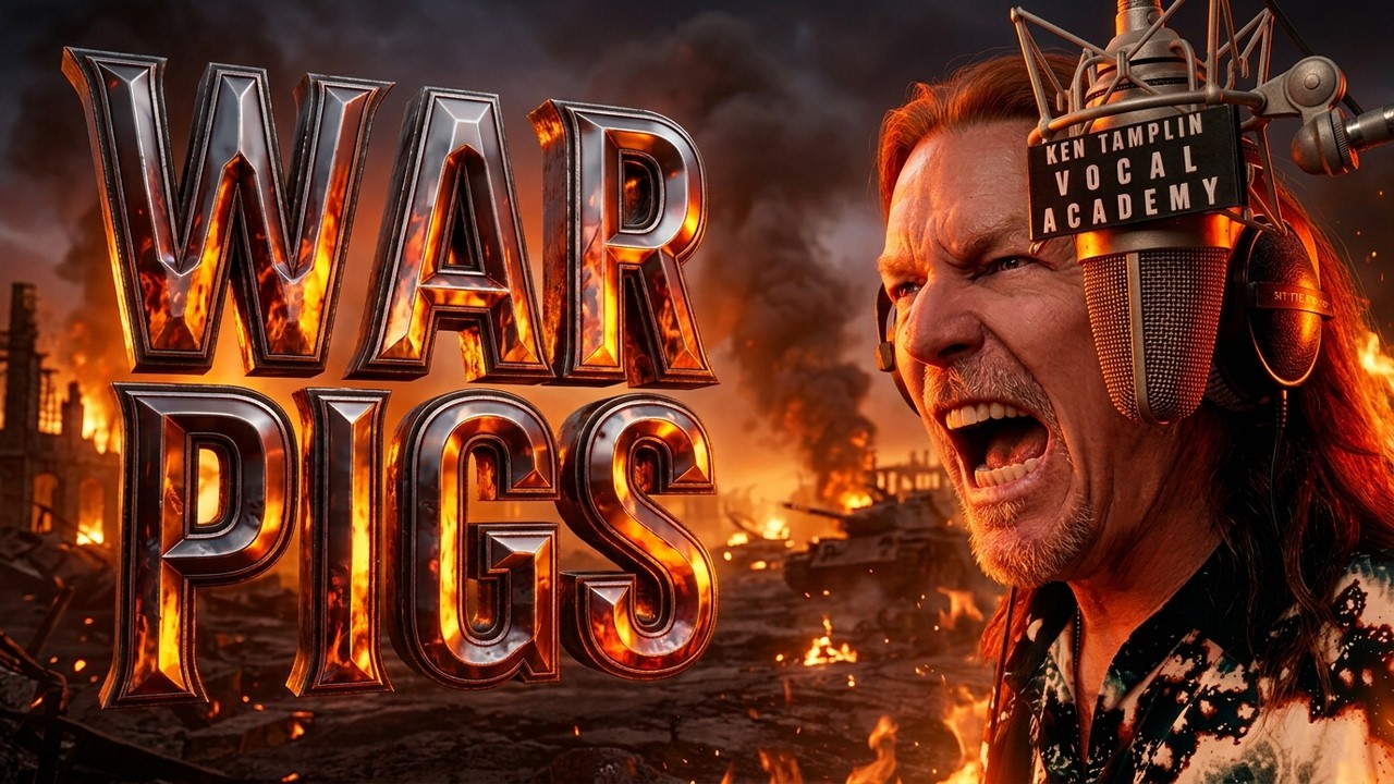 WAR PIGS | BLACK SABBATH - OZZY OSBOURNE | Cover | Ken Tamplin Vocal Academy