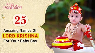 25 Best Names of Lord Krishna For Baby Boys