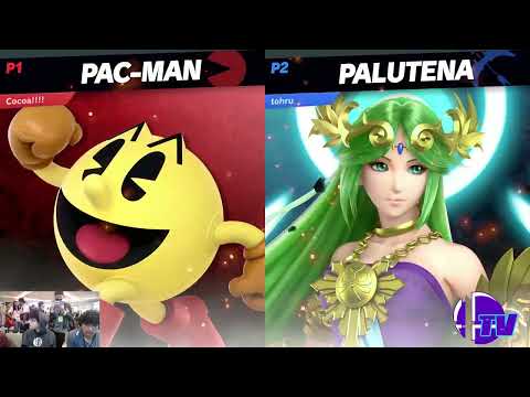 WaveDash 2023 Winners Quarter Final - Cocoa Puff (Pac-Man) Vs. Tohru (Palutena) - SSBU Tournament