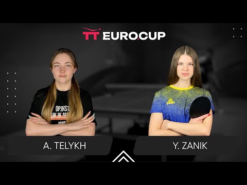18:50 Anastasiia Telykh - Yulianna Zanik 21.09.2024 TT Euro.Cup Women Ukraine Star. TABLE 3