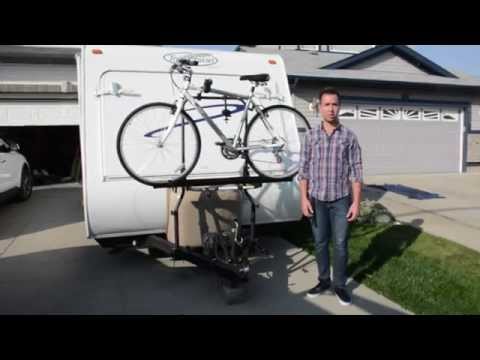 Arvika RV Bike Rack Travel Trailer Installation & Demo by Racks For Cars