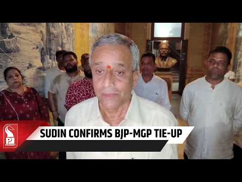 Sudin Confirms Continuity of BJP-MGP Alliance