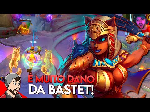 BASTET JUNGLER, SHE DOES SO MUCH DAMAGE! - ⚡ Smite BR Conquista