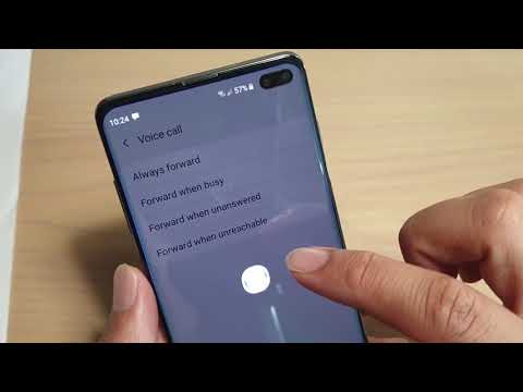 Samsung Galaxy S10 / S10+: How to Setup Call Forwarding