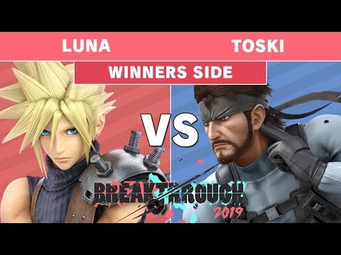 BreakThrough 2019 - Luna (Cloud) Vs Toski (Snake) Pools - Smash Ultimate