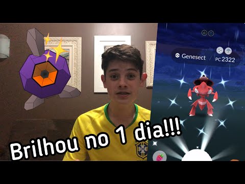 Conseguimos um genesect shiny !!!! IV altos e farm —Pokémon go