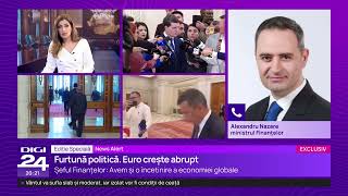 Ministrul Finanțelor avertizează asupra costurilor unei crize politice