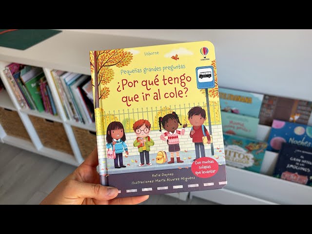 Vídeo relacionado con Voy al cole. Libro con mecanismos