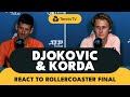 Novak Djokovic & Sebastian Korda React To Rollercoaster Final ? | Adelaide 1 2023