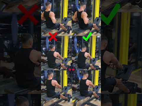 Seated Cable Row Technique