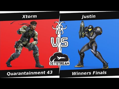 Quarantainment 43 Winners Finals - Xtorm (Snake) Vs. Justin (Samus) Smash Ultimate - SSBU