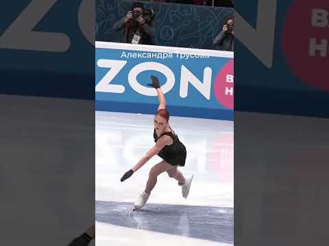 Самые сложные элементы фигуристок⛸️ #трусова #загитова #щербакова #фигуристка