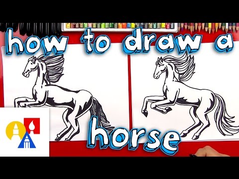 How To Draw A Realistic Horse (Part 1)