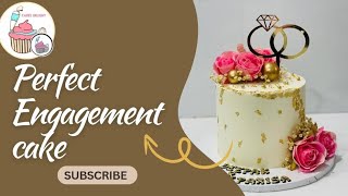 Coffee caramel cake with vanilla buttercream
