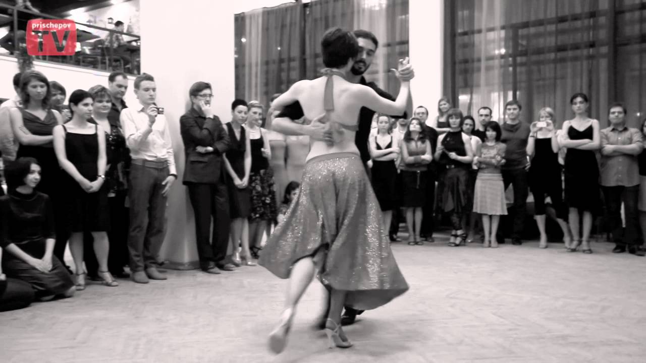 Raúl Navalpotro & Kseniya Chichaeva (3-3), Russia, Moscow, Milonga "El Color" 26.11.2011