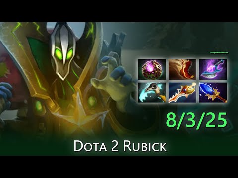 [Top 48 OpenDota Rubick] "tv/raptileinthehouse" 8/3/25 | Dota 2 Rubick highlights