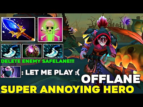 SUPER Annoying Hero Offlane Dazzle 1st Item Aghanim's Scepter Win Lane - Dota 2
