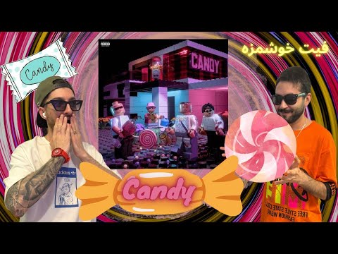 Pouriya Adroit x catchybeatz x siohash x kusha-  Candy -  (Official music)( reaction)(ری اکشن)