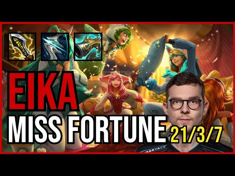EIKA - MISS FORTUNE vs. APHELIOS ADC | EUW GRANDMASTER | PATCH 11.2 | QUADRAKILL