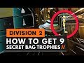 How to Get 9 SECRET Backpack Trophies (Keychains) in The Division 2